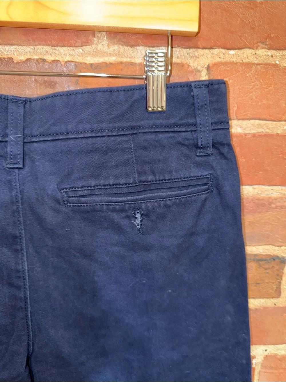 Sonoma Men's Navy Chino Shorts Blue Golf Flexible Bottoms
